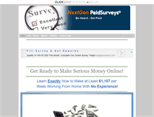 Tablet Screenshot of nextgenpaidsurveys.com
